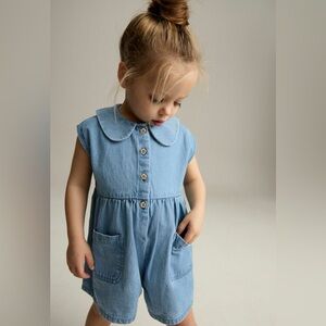 NEXT Denim Sleeveless Romper 12-18m